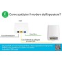 NETGEAR Orbi RBK853 AX6000 WiFi 6 Mesh System Banda tripla (2.4 GHz/5 GHz/5 GHz) Wi-Fi 6 (802.11ax) Grigio 4 Interno (RBK853-100EUS)