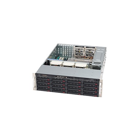 Supermicro SuperChassis 836TQ-R710B (Black) Basso profilo (Slimline - stilizzato) Nero 710 W (CSE-836TQ-R710B)