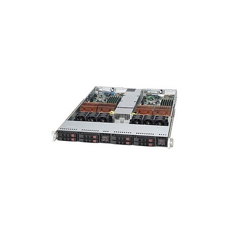 Supermicro SuperChassis 809T, Black Basso profilo (Slimline - stilizzato) Nero 700 W (CSE-809T-780B)