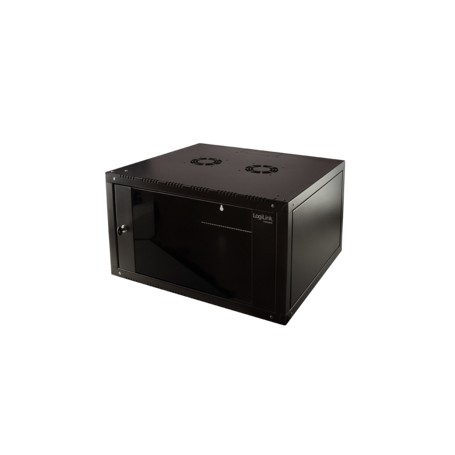 LogiLink W21E66B rack 21U Da parete Nero (W21E66B)