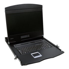 LogiLink LC902GE console a rack 47 cm (18.5") 1366 x 768 Pixel Metallo Nero 1U (LC902GE)