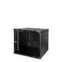 LogiLink W09A54B rack 9U Da parete Nero (W09A54B)