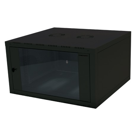LogiLink W06E66B rack 6U Da parete Nero (W06E66B)
