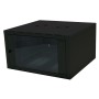 LogiLink W06E66B rack 6U Da parete Nero (W06E66B)