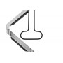 BakkerElkhuizen Premium Office Dual Beam Morsa/Bullone di ancoraggio Nero, Argento (BNEPODBCS)