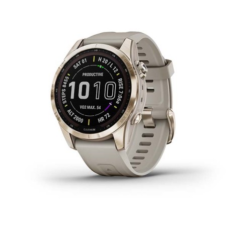 Garmin fēnix 7S 3,05 cm (1.2") MIP 42 mm Digitale 240 x 240 Pixel Touch screen Oro Wi-Fi GPS (satellitare) (010-02539-21)
