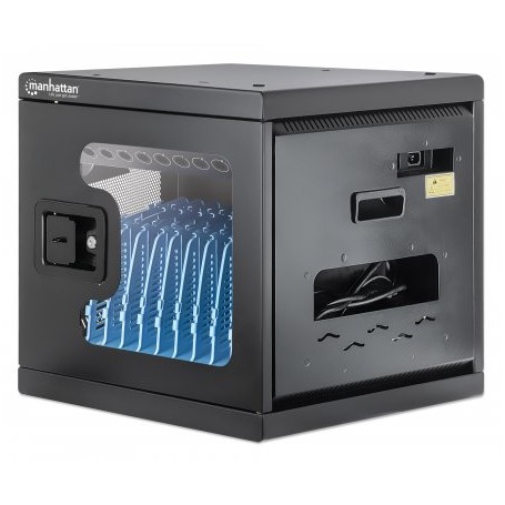 Manhattan 180535 portable device management cart& cabinet Armadio per la gestione dei dispositivi portatili Nero