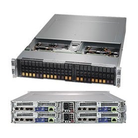 Supermicro SuperServer 2029BT-HNC0R Intel® C621 LGA 3647 (Socket P) Armadio (2U) Nero (SYS-2029BT-HNC0R)