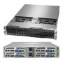 Supermicro SuperServer 2029BT-HTR Intel® C621 LGA 3647 (Socket P) Armadio (2U) Nero (SYS-2029BT-HTR)