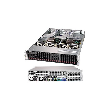 Supermicro SYS-2029U-E1CRTP sistema barebone per server Intel® C621 LGA 3647 (Socket P) Armadio (2U) Nero (SYS-2029U-E1CRTP)