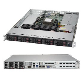 Supermicro SuperServer 1019P-WTR Intel C622 LGA 3647 (Socket P) Rack (1U) Nero (SYS-1019P-WTR)