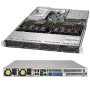 Supermicro SYS-6019U-TRTP2 sistema barebone per server Intel® C621 LGA 3647 (Socket P) Rack (1U) Nero (SYS-6019U-TRTP2)