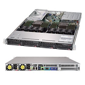 Supermicro SYS-6019U-TRTP sistema barebone per server Intel® C621 LGA 3647 (Socket P) Rack (1U) Nero (SYS-6019U-TRTP)