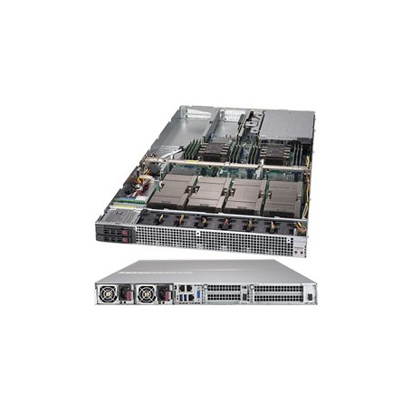 Supermicro SuperServer 1029GQ-TXRT Intel® C621 LGA 3647 (Socket P) Rack (1U) Nero (SYS-1029GQ-TXRT)