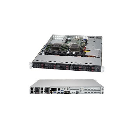 Supermicro SuperServer 1029P-WTRT Intel C622 LGA 3647 (Socket P) Rack (1U) Nero (SYS-1029P-WTRT)