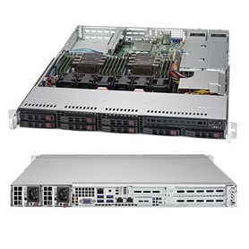 Supermicro SuperServer 1029P-WTR Intel® C621 LGA 3647 (Socket P) Rack (1U) Nero (SYS-1029P-WTR)