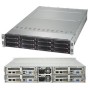Supermicro SuperServer 6028TP-HTR-SIOM Intel® C612 LGA 2011 (Socket R) Armadio (2U) Nero (SYS-6028TP-HTR-SIOM)