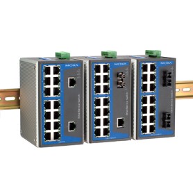 Moxa EtherDevice™ Switch EDS-316, Multi Mode, ST Connector x 2 Non gestito (EDS-316-MM-ST)