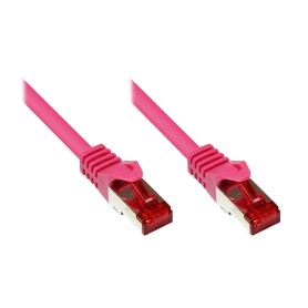 Alcasa Cat. 6, M/M, 3m cavo di rete Magenta Cat6 S/FTP (S-STP) (8060-030M)