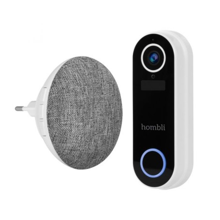Hombli Smart Doorbell Pack Nero, Bianco (HBDP-0109)
