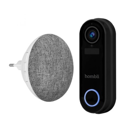 Hombli Smart Doorbell Pack Nero, Bianco (HBDP-0100)
