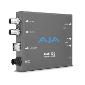 AJA HA5-12G-T convertitore video Convertitore video attivo 4096 x 2160, - (HA5-12G-T)