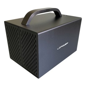 LC-Power LC-35U3-RAID-4-HDMI contenitore di unità di archiviazione Custodia per Disco Rigido (HDD) Nero 3.5"