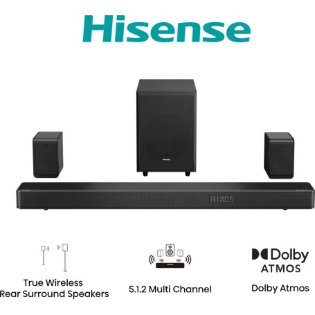 Hisense AX5125H Nero 5.1.2 canali 500 W (20014260)