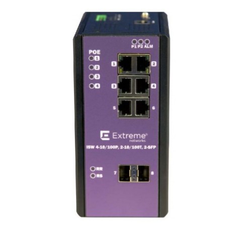 Extreme networks 16801 switch di rete Gestito L2 Fast Ethernet (10/100) Supporto Power over Ethernet (PoE) Nero, Lillà