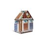 HERMA Weihnachts-Sticker DECOR, Thekendisplay Lebkuchenhaus Karton-Display im dekorativen Lebkuchenhaus, Sterne - 1 Stück (3241