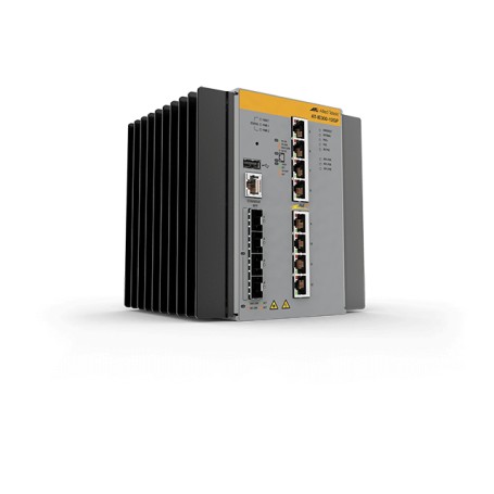 Allied Telesis AT-IE300-12GP-80 Gestito L3 Gigabit Ethernet (10/100/1000) Supporto Power over Ethernet (PoE) Nero, Grigio
