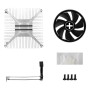 Xilence A250PWM.B Processore Raffreddatore d'aria 9,2 cm Nero 1 pz (XC335)