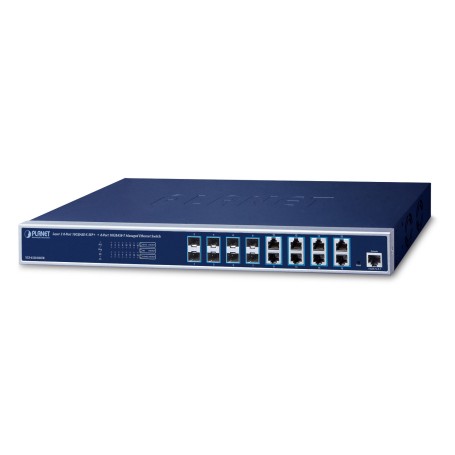 PLANET Lag 3 8-port 10GBASE-X SFP+ + Gestito L3 10G Ethernet (100/1000/10000) 1U Blu (XGS-6320-8X8TR)