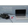 i-tec USB-C/USB-A Metal Charging + data HUB, 15W per port, 20x USB-C (CACHRGHUB20C)