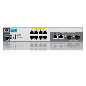 HPE ProCurve 2520-8-PoE Gestito L2 Fast Ethernet (10/100) Supporto Power over Ethernet (PoE) 1U Nero (J9137-69001)