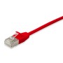 Equip 606142 cavo di rete Rosso 0,25 m Cat6a F/FTP (FFTP)