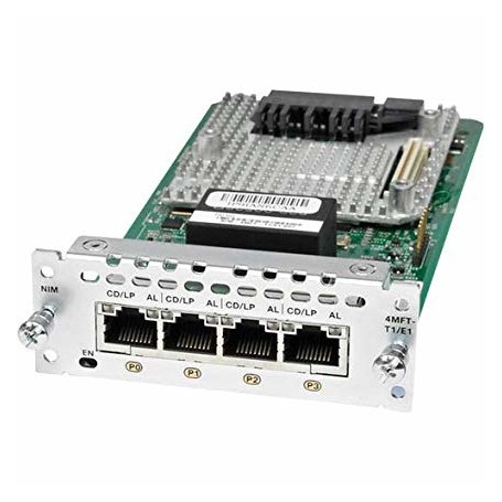Cisco NIM-4MFT-T1/E1 voice network module RJ-45 (NIM-4MFT-T1/E1)