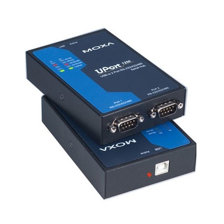 Moxa UPort 1250 convertitore/ripetitore/isolatore seriale USB 2.0 RS-232/422/485 (UPORT 1250)