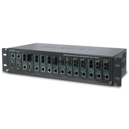 PLANET MC-1500R48 convertitore multimediale di rete Interno Nero (MC-1500R48)
