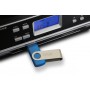 Technaxx TX-22+ Giradischi con trasmissione a cinghia Nero Semiautomatico (4717)