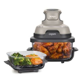 Ninja CRISPi Singolo 3,8 L 1700 W Friggitrice ad aria calda Grigio, Colore della pietra, Trasparente (FN101EUST)