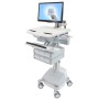 Ergotron SV44-1261-C carrello e supporto multimediale Alluminio, Grigio, Bianco Pannello piatto Carrello multimedi (SV44-1261-C)