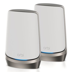 NETGEAR RBKE962 Quad-band (2.4 GHz / 5 GHz-1 / 5 GHz-2 / 6 GHz) Wi-Fi 6 (802.11ax) Grigio, Bianco Interno (RBKE962-100EUS)
