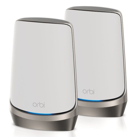 NETGEAR RBKE962 Quad-band (2.4 GHz / 5 GHz-1 / 5 GHz-2 / 6 GHz) Wi-Fi 6 (802.11ax) Grigio, Bianco Interno (RBKE962-100EUS)