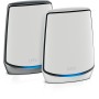NETGEAR Orbi RBK852 AX6000 WiFi 6 Mesh System Banda tripla (2.4 GHz/5 GHz/5 GHz) Wi-Fi 6 (802.11ax) Grigio, Bianco 8 Interno (RBK852-100EUS)