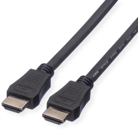 Value HDMI High Speed Cable with Ethernet, HDMI M - HDMI M, LSOH 10m cavo HDMI HDMI tipo A (Standard) Nero (RO11.99.5740)