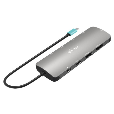 i-tec Metal C31NANOHDM2D112WUK replicatore di porte e docking station per laptop Cablato USB 3.2 Gen 1 (3.1 Gen 1) Type-C Grigio