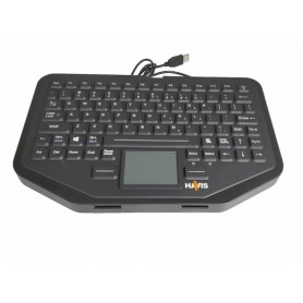 Havis KB-106 tastiera per dispositivo mobile QWERTY Inglese USB Nero