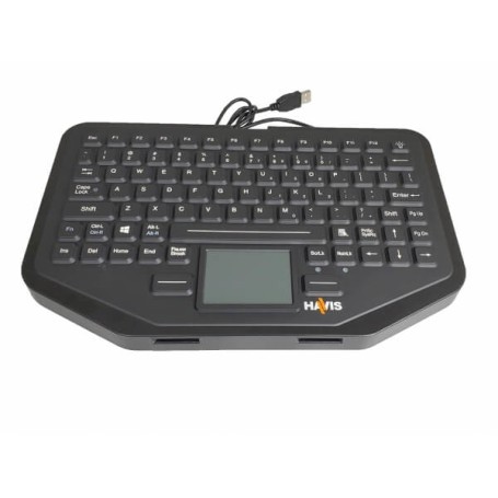 Havis KB-106 tastiera per dispositivo mobile QWERTY Inglese USB Nero