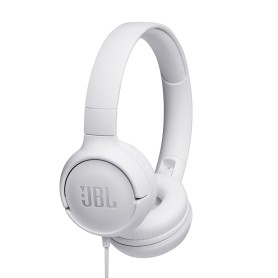 JBL Tune 500 Cuffie Cablato A Padiglione MUSICA Bianco (JBLT500WHT)